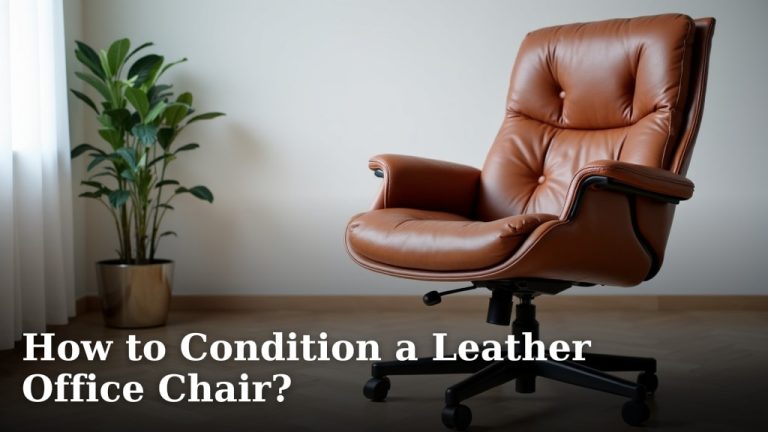 How to Condition a Leather Office Chair?