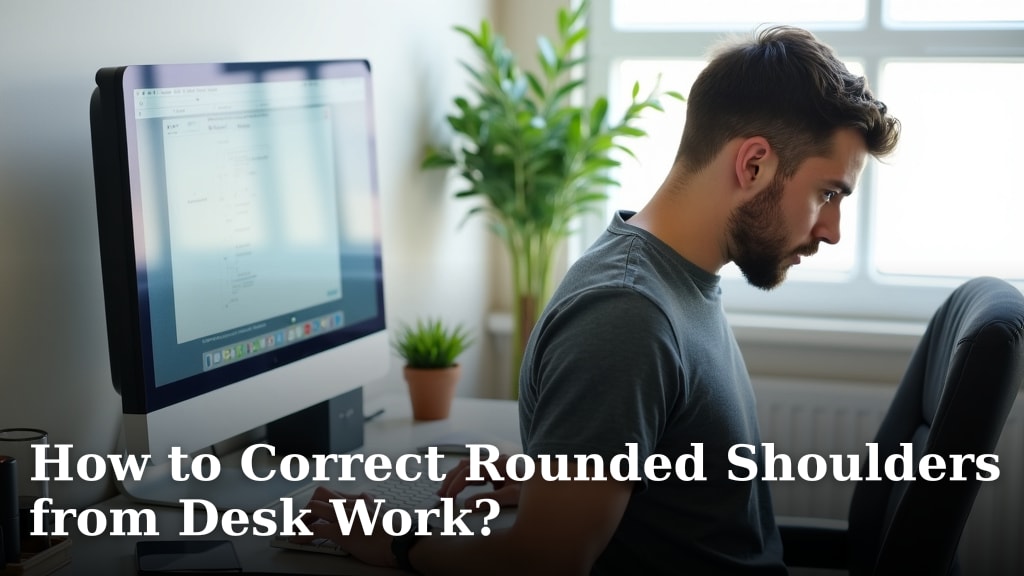 How to Correct Rounded Shoulders from Desk Work?