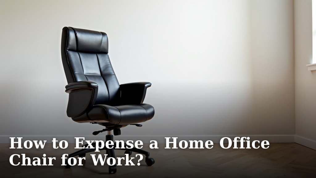 How to Expense a Home Office Chair for Work?
