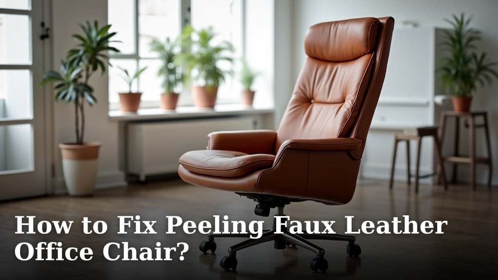 How to Fix Peeling Faux Leather Office Chair?