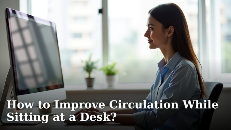 How to Improve Circulation While Sitting at a Desk?