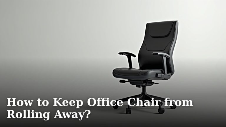 How to Keep Office Chair from Rolling Away?
