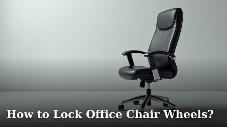 How to Lock Office Chair Wheels?