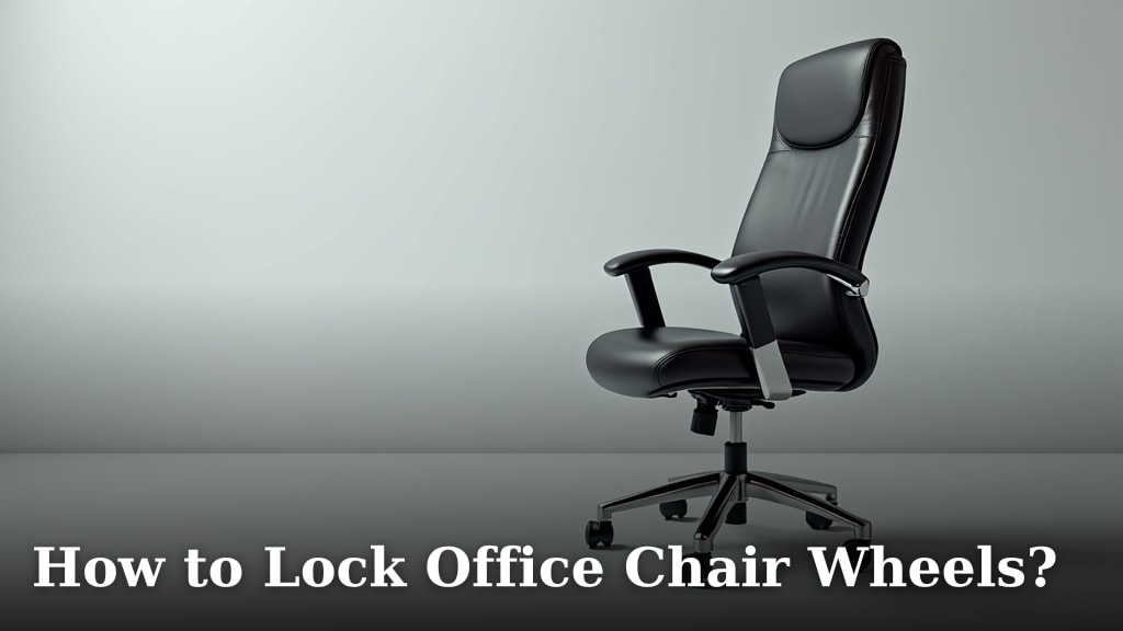 How to Lock Office Chair Wheels?