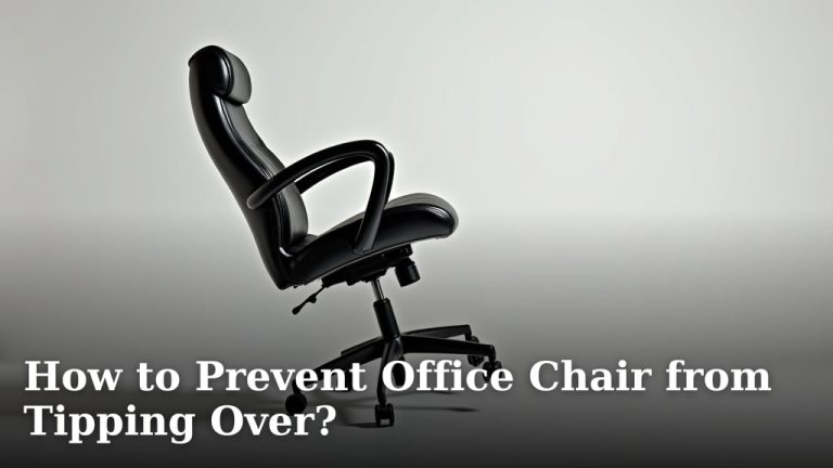How to Prevent Office Chair from Tipping Over?