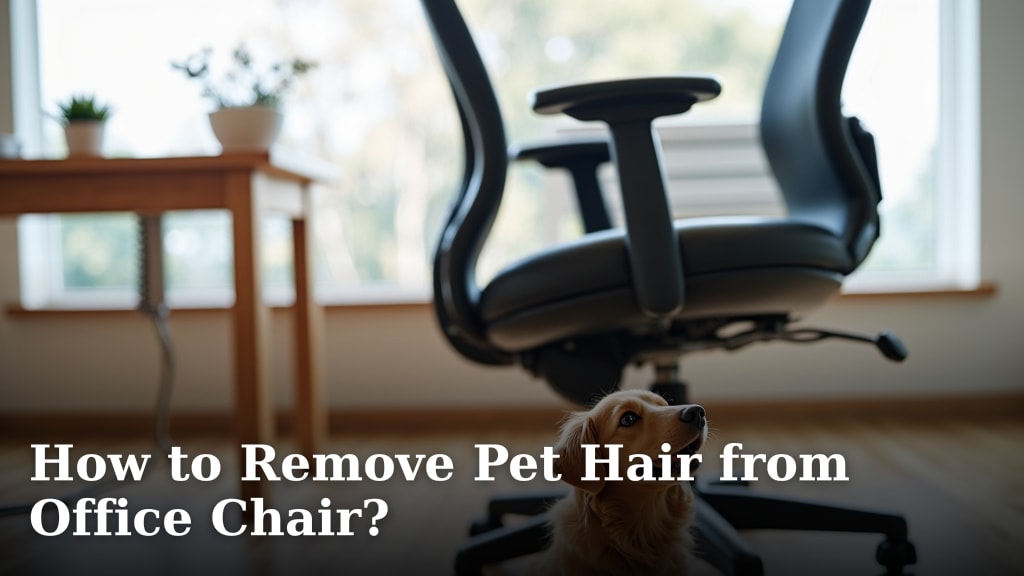 How to Remove Pet Hair from Office Chair?