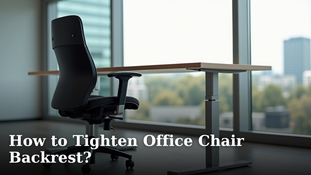 How to Tighten Office Chair Backrest?