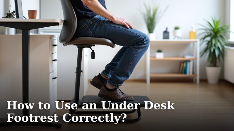 How to Use an Under Desk Footrest Correctly?