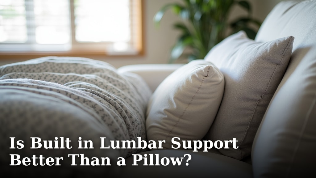 Is Built in Lumbar Support Better Than a Pillow?