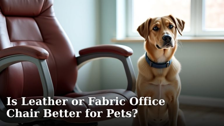 Is Leather or Fabric Office Chair Better for Pets?