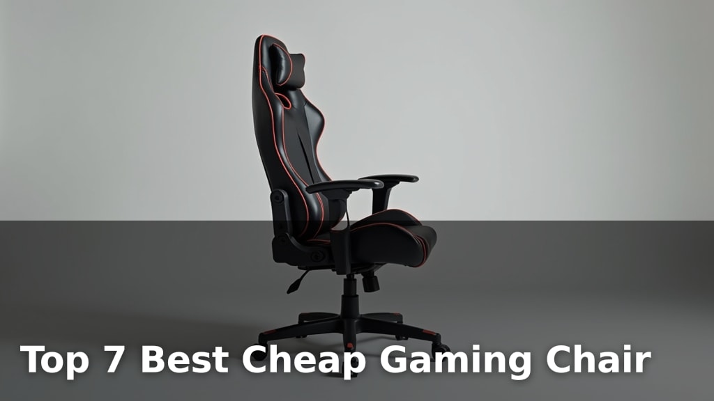 Top 7 Best Cheap Gaming Chair
