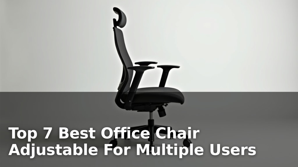 Top 7 Best Office Chair Adjustable For Multiple Users