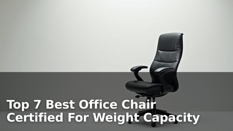 Top 7 Best Office Chair Certified For Weight Capacity