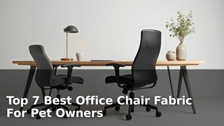 Top 7 Best Office Chair Fabric For Pet Owners