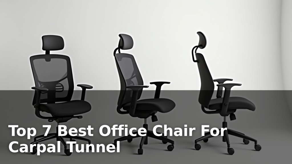 Top 7 Best Office Chair For Carpal Tunnel
