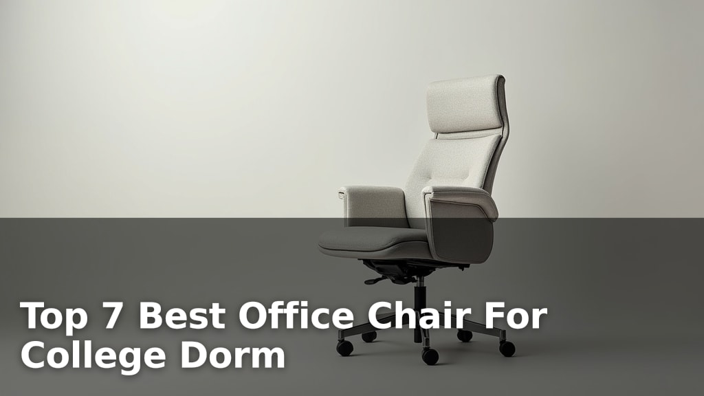 Top 7 Best Office Chair For College Dorm