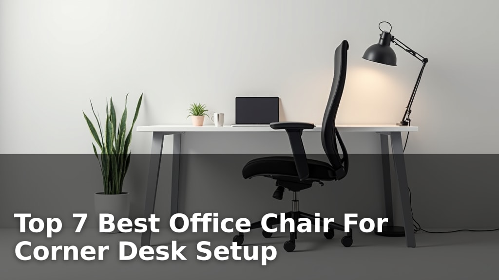Top 7 Best Office Chair For Corner Desk Setup