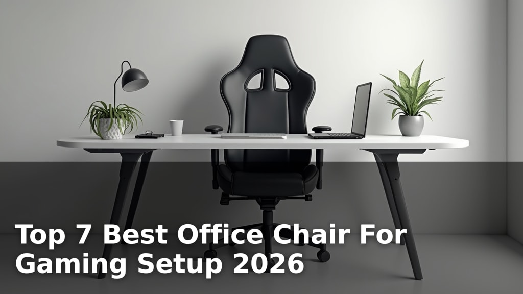 Top 7 Best Office Chair For Gaming Setup 2026