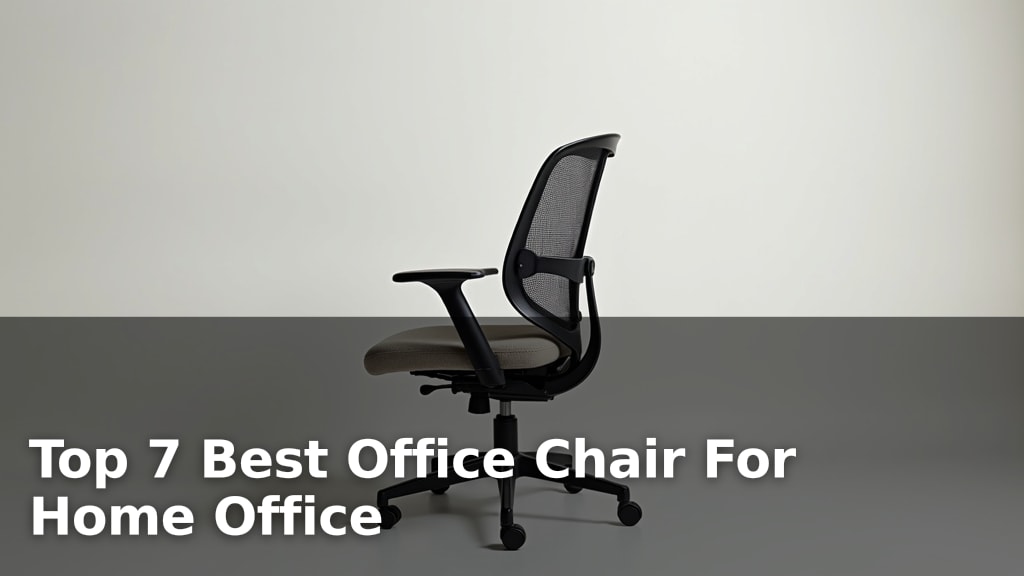 Top 7 Best Office Chair For Home Office