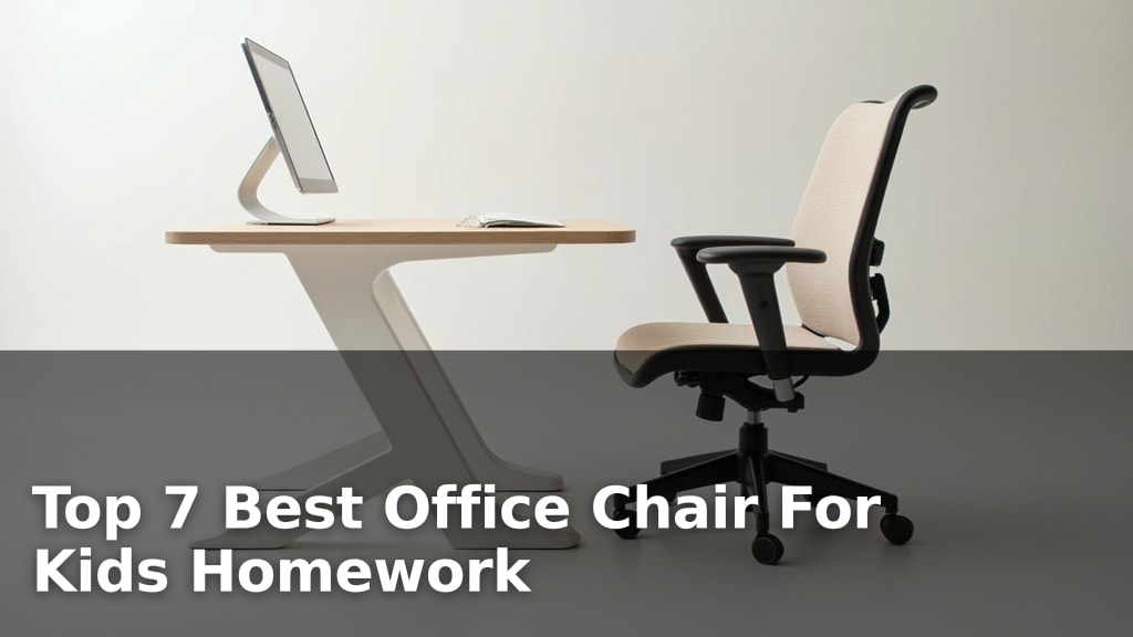 Top 7 Best Office Chair For Kids Homework