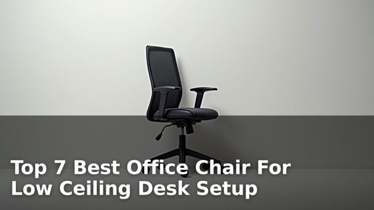 Top 7 Best Office Chair For Low Ceiling Desk Setup