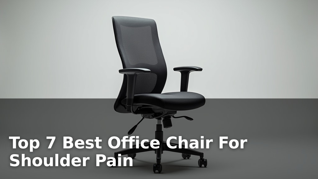 Top 7 Best Office Chair For Shoulder Pain