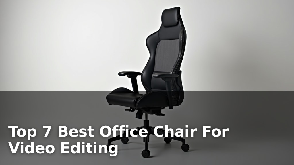 Best Office Chair For Video Editing