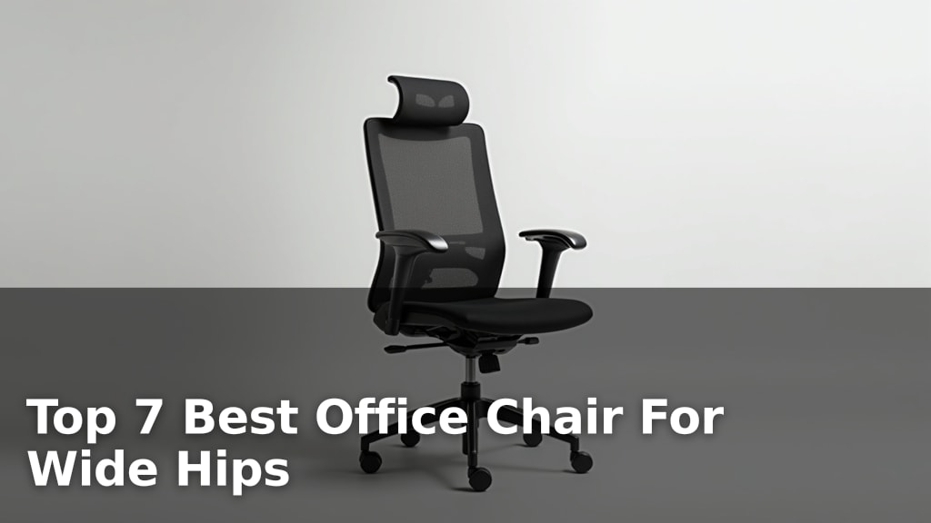 Top 7 Best Office Chair For Wide Hips