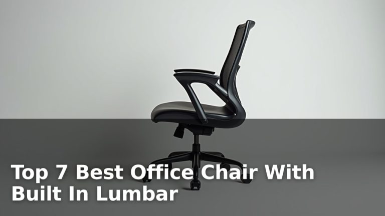 Top 7 Best Office Chair With Built In Lumbar