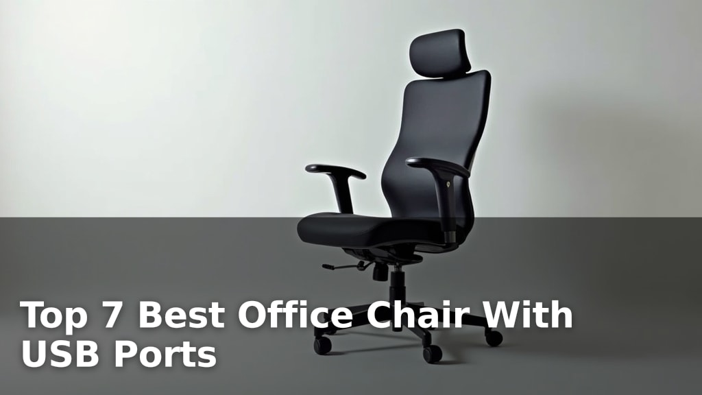 Top 7 Best Office Chair With USB Ports