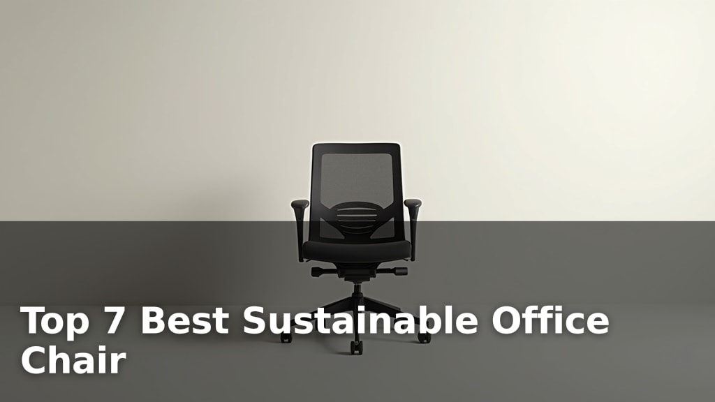Top 7 Best Sustainable Office Chair