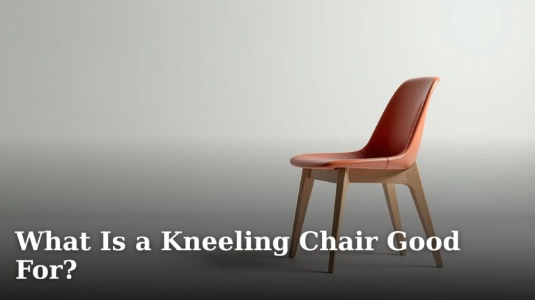 What Is a Kneeling Chair Good For?