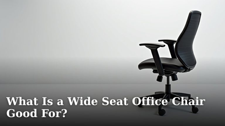 What Is a Wide Seat Office Chair Good For?