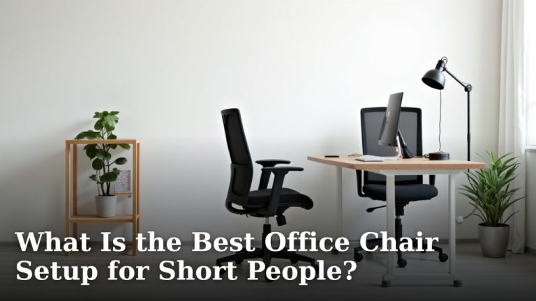What Is the Best Office Chair Setup for Short People?