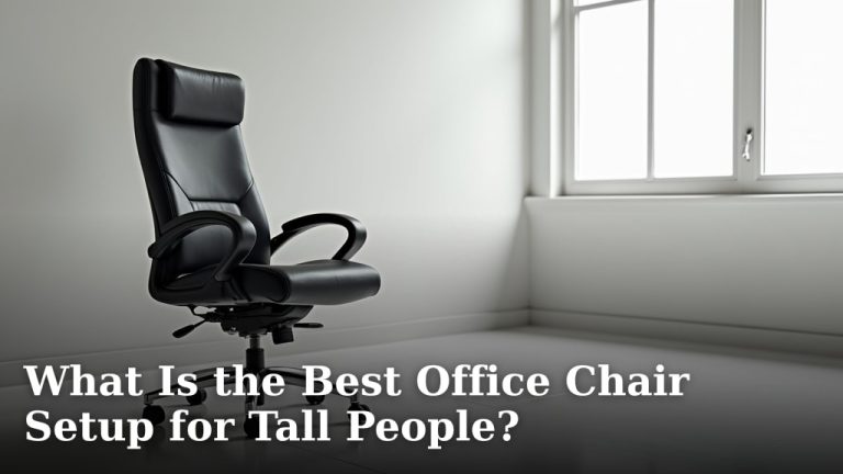 What Is the Best Office Chair Setup for Tall People?