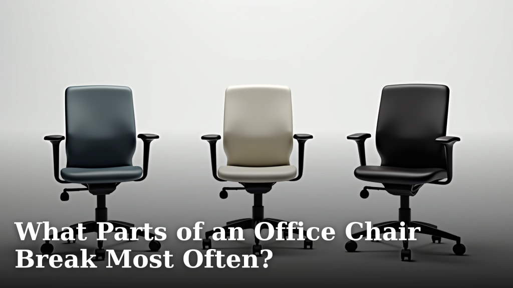 What Parts of an Office Chair Break Most Often?