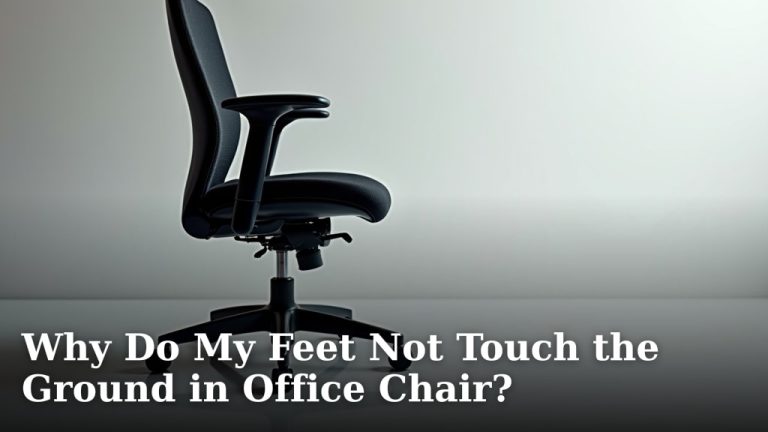 Why Do My Feet Not Touch the Ground in Office Chair?