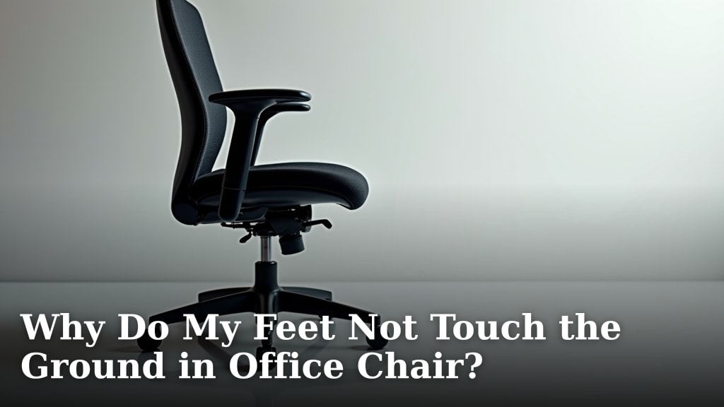 Why Do My Feet Not Touch the Ground in Office Chair?