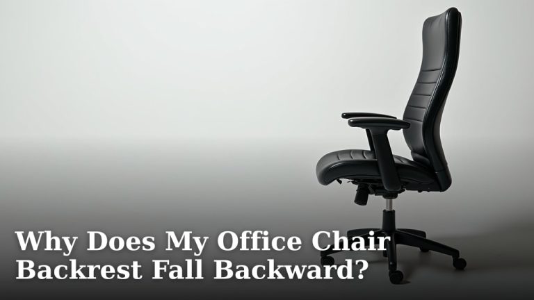 Why Does My Office Chair Backrest Fall Backward?