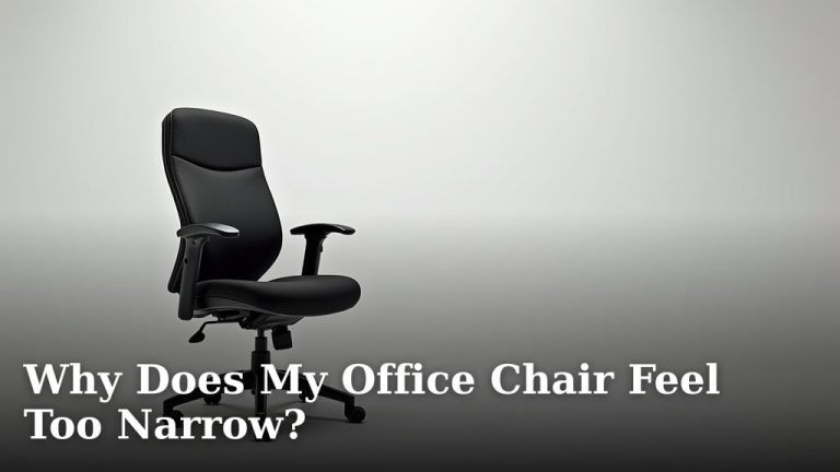 Why Does My Office Chair Feel Too Narrow?