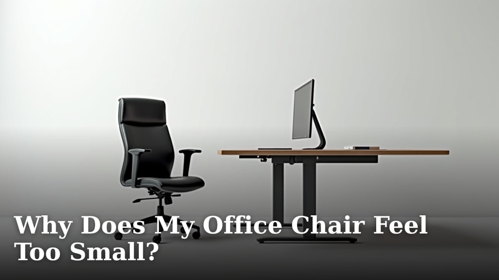 Why Does My Office Chair Feel Too Small?