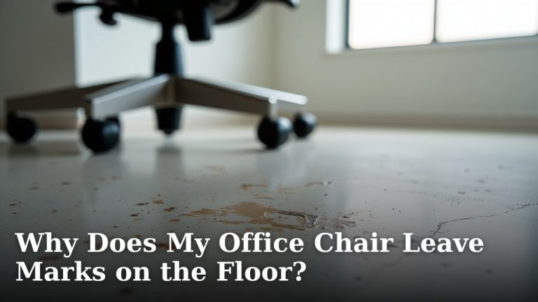 Why Does My Office Chair Leave Marks on the Floor?
