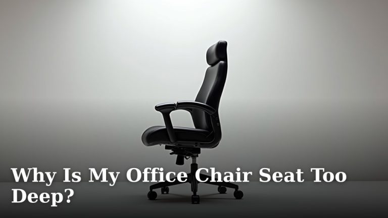 Why Is My Office Chair Seat Too Deep?
