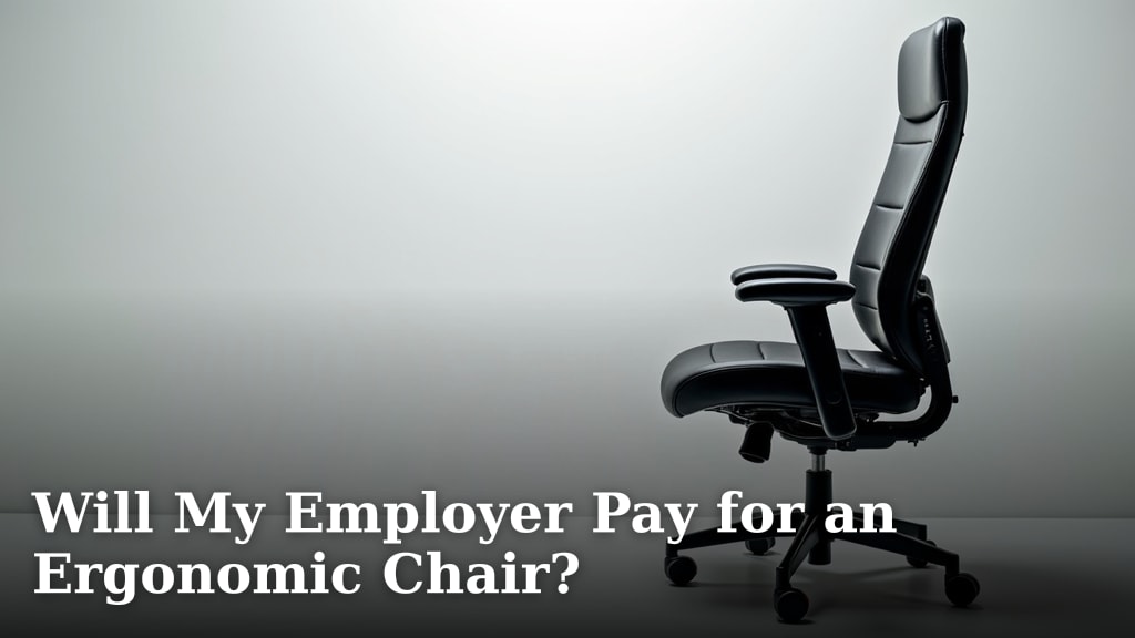 Will My Employer Pay for an Ergonomic Chair?